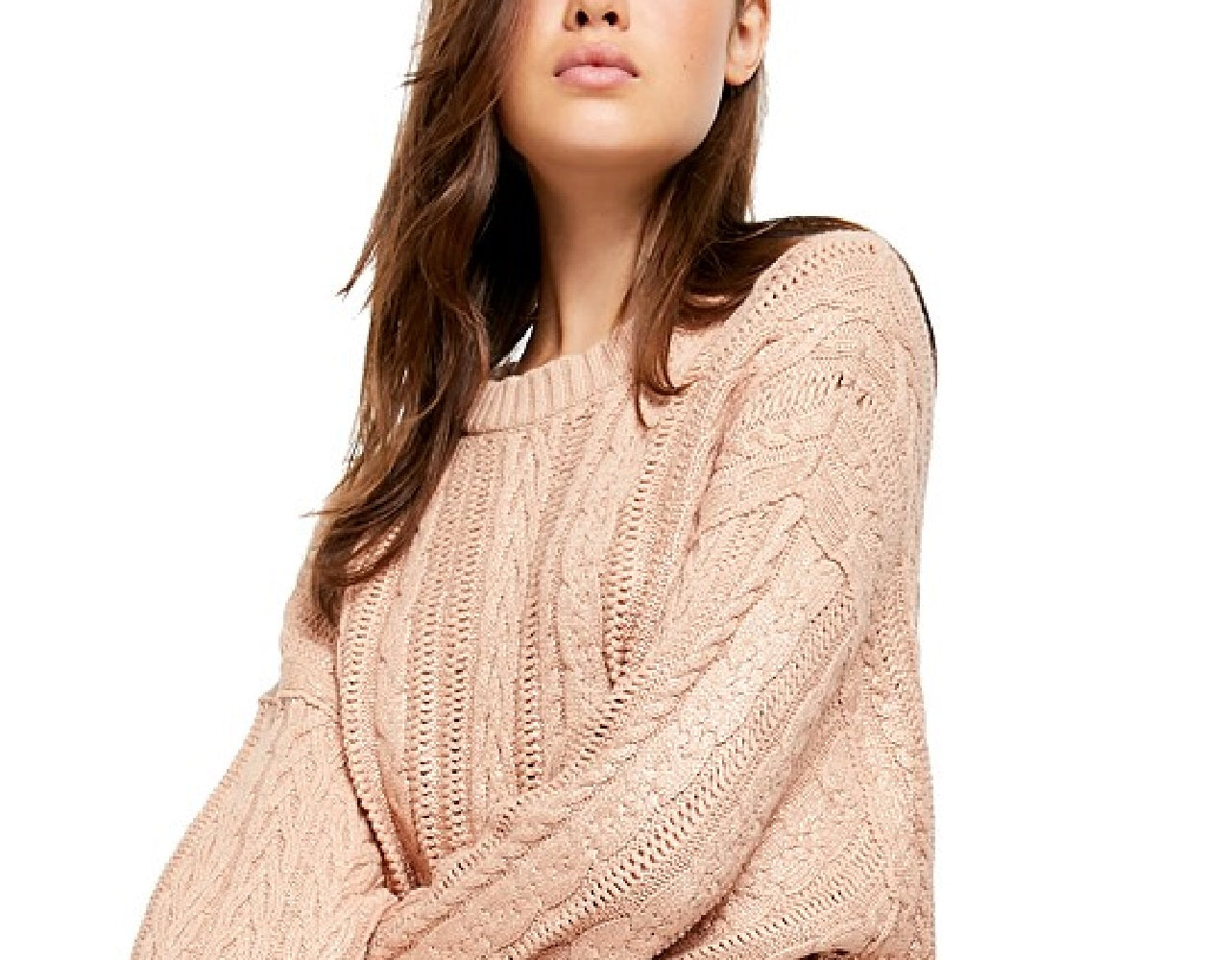 Vestido suéter Good As Gold da Free People para mulheres, tamanho dourado, médio