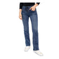 Calça jeans bootcut Eva com cadarço Free People feminina, azul, tamanho 26