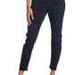 Mini saia jeans skinny Ivy Skinny feminina Free People, verde, tamanho 28