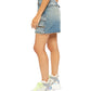 Minissaia Jeans Feminina Avenue da Free People, Lavagem Icon, Tamanho 28