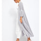 Cardigan Making Waves Feminino Free People Cinza Claro Cinza Tamanho Médio