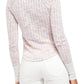 Camisa de malha feminina Spaced Out da Free People, rosa, tamanho grande