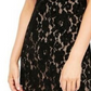 Minivestido de renda Dangerous Love da Free People para mulheres, preto, tamanho 10
