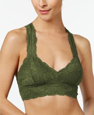 Sutiã Bralette Racerback Galloon Feminino Free People Verde Tamanho Extra Pequeno