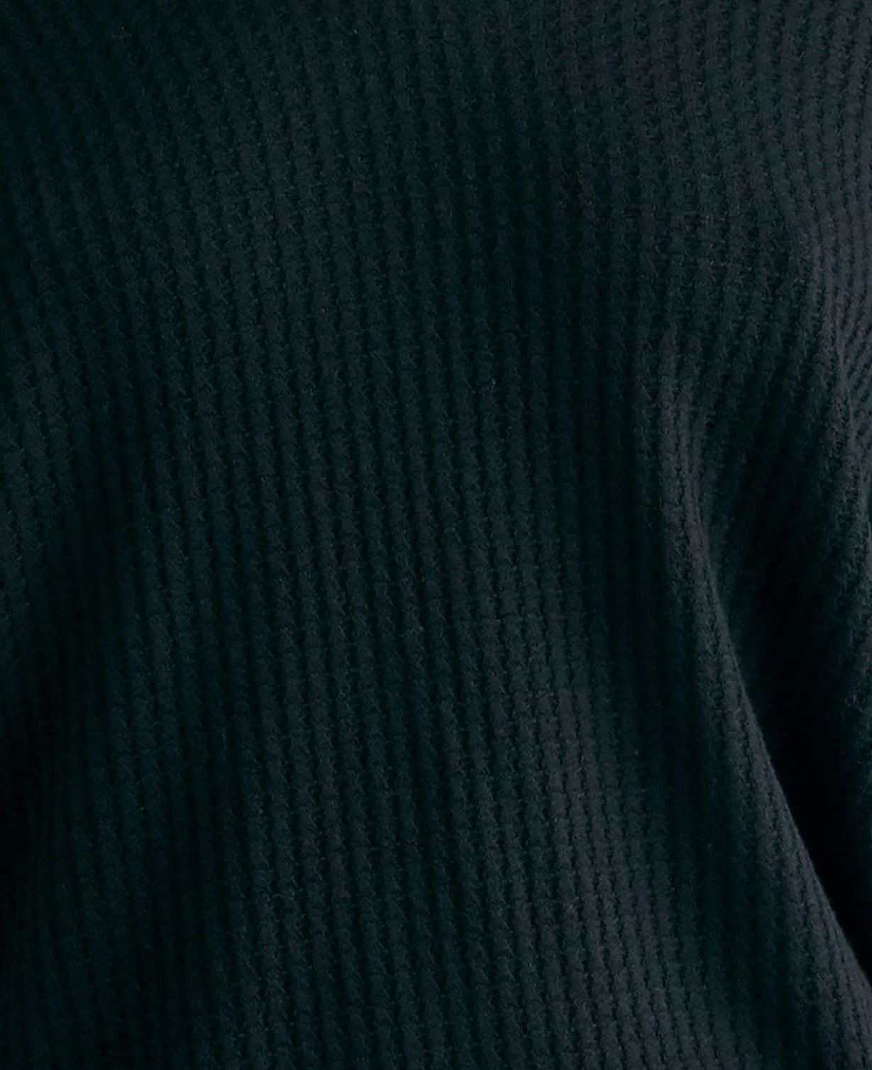 Camiseta térmica feminina Santa Clara da Free People, preta, tamanho médio