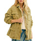 Free People Women's Seize The Day Jacket Green Size Small