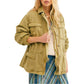 Jaqueta feminina Seize The Day da Free People, verde, tamanho extra pequeno