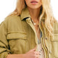 Jaqueta feminina Seize The Day da Free People, verde, tamanho extra pequeno
