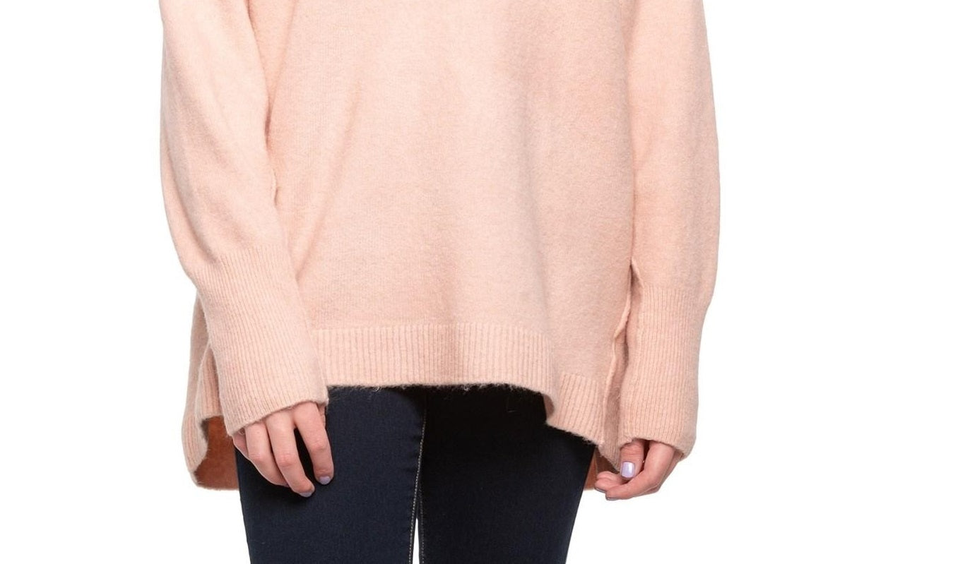 Suéter Túnica Afterglow Feminino Free People Rosa Tamanho Grande