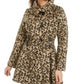 Madden Girl Juniors' Drama Skirted Coat Brown Size Extra Large
