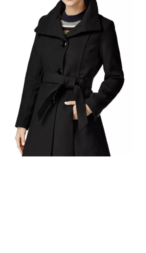 Casaco com cinto e saia Madden Girl Juniors, preto, tamanho médio