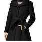 Casaco com cinto e saia Madden Girl Juniors, preto, tamanho extra grande