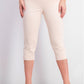 Calça Capri Alfani Feminina Petite Tummy-Control Pull-On Rosa Tamanho 6 P