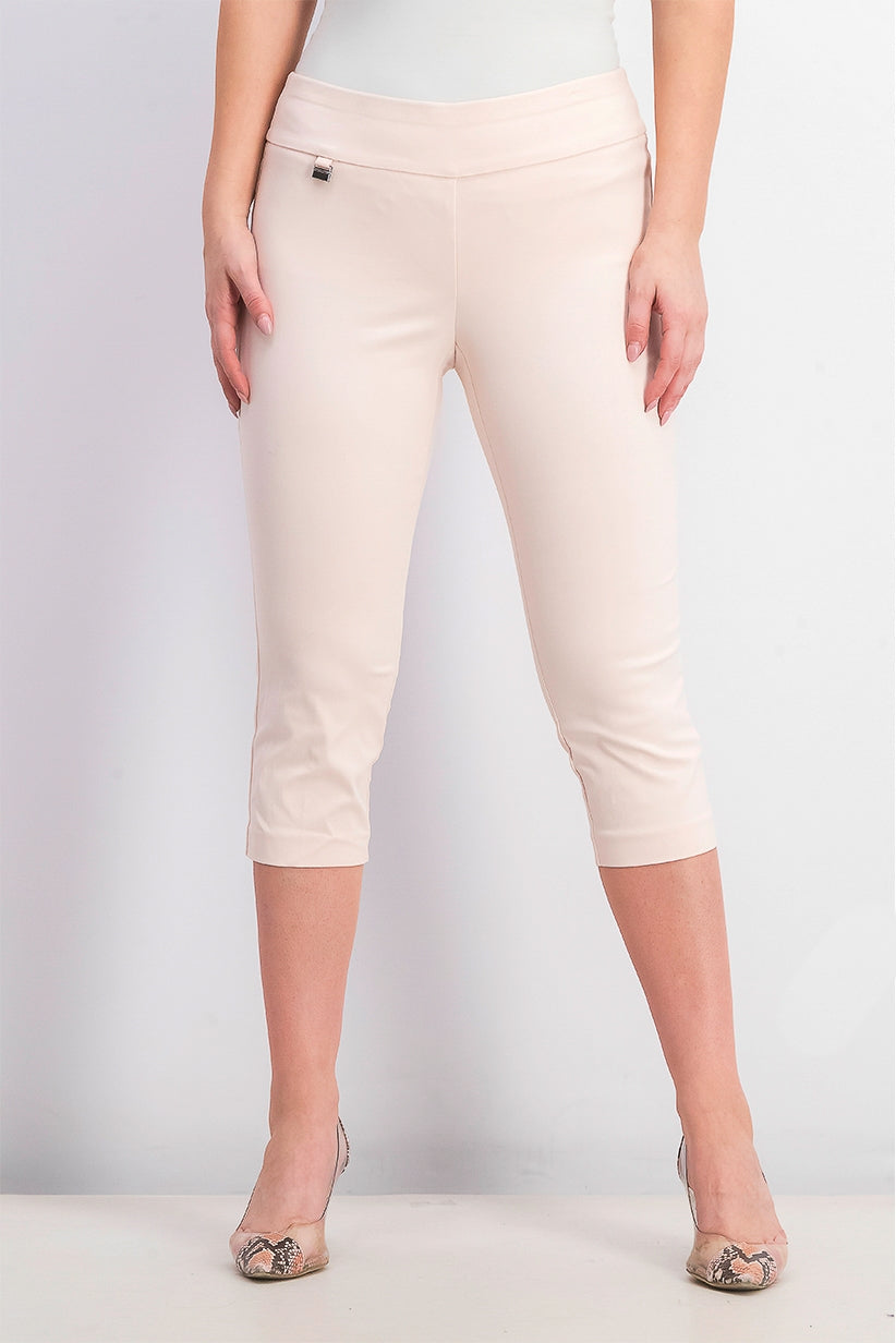 Calça Capri Alfani Feminina Petite Tummy-Control Pull-On Rosa Tamanho 6 P
