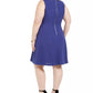 Vestido sem mangas Teeze Me Junior Plus Size para mulheres, tamanho azul, tamanho 22