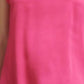 Blusa feminina DKNY Flutter Cap-Sleeve Rosa Tamanho Extra Grande