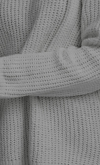 Suéter de chenille Pink Rose Juniors cinza claro tamanho pequeno