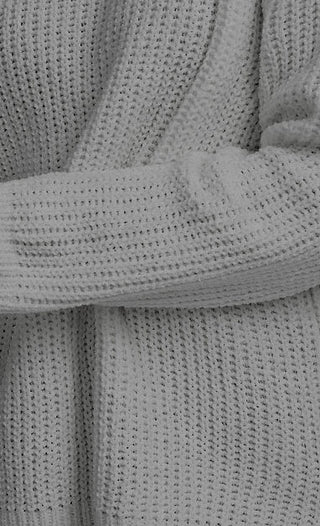 Suéter de chenille Pink Rose Juniors cinza claro tamanho pequeno