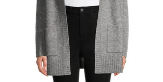 Cardigan aberto feminino júnior Pink Rose, cinza, tamanho pequeno