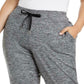 Calça jogger feminina plus size Calvin Klein cinza tamanho 3X