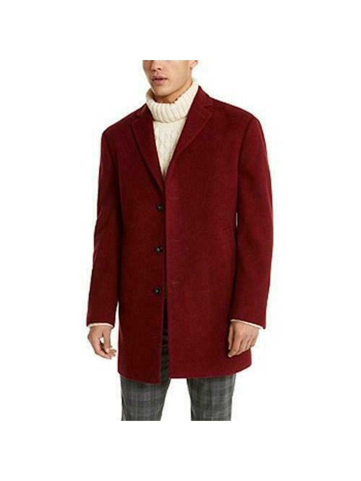 Sobretudo Calvin Klein Prosper X-Fit Masculino Vermelho Tamanho 46