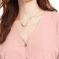 Blusa Hippie Rose Juniors com botões e amarração frontal, rosa, tamanho grande