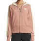 Moletom com capuz Champion Heritage Herringbone com zíper, rosa, tamanho 2X, feminino