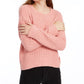 Suéter curto canelado Crave Fame Juniors da Almost Famous, tamanho X-S