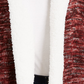 Cardigan Crave Fame Juniors Sherpa Trim Vermelho Tamanho P