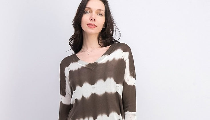 Suéter Crave Fame Juniors Tie-Dyed Verde Tamanho Médio