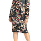 Vestido feminino Rachel Roy Plus com amarração na cintura e manga comprida, preto, tamanho 2X