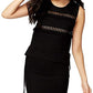 Suéter texturizado feminino Rachel Rachel Roy, preto, tamanho pequeno