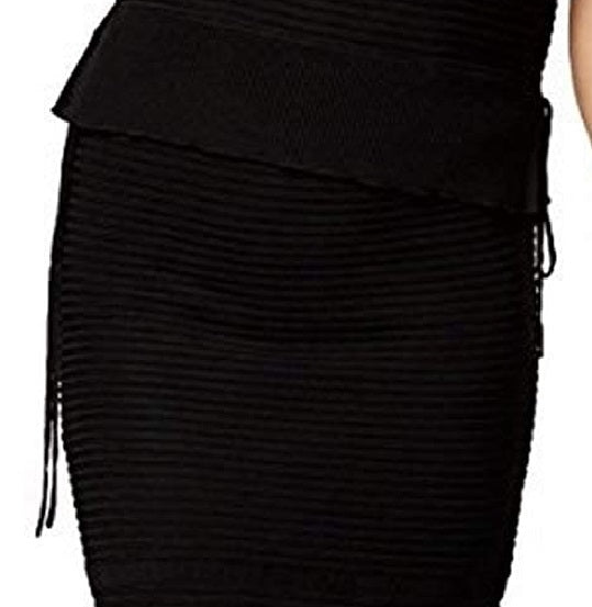 Suéter texturizado feminino Rachel Rachel Roy, preto, tamanho pequeno