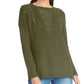 Suéter texturizado feminino Rachel Roy, verde, tamanho grande