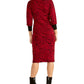 Vestido suéter feminino Bernadette Rachel Rachel Roy rosa escuro tamanho médio