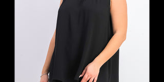 Blusa feminina Rachel Rachel Roy Mindi Smocked com gola alta, preta, tamanho 2, extra grande
