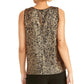 Blusa de lantejoulas Aline feminina Rachel Roy amarelo escuro tamanho X-G