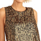 Blusa de lantejoulas Aline feminina Rachel Roy amarelo escuro tamanho X-G