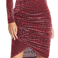 Vestido feminino Rachel Roy com estampa de leopardo, rosa escuro, tamanho extragrande