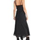 Vestido assimétrico com cinto Isla da Rachel Roy para mulheres, preto, tamanho XXG