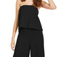 Macacão Isla sem alças feminino Rachel Roy, preto, tamanho extra grande