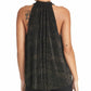 Top Halter Metálico Feminino Rachel Roy Preto Tamanho X-G