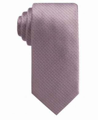 Gravata de seda fina Ryan Seacrest Distinction Kent Unsolid Solid Masculina Rosa Tamanho Regular