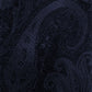 Gravata masculina Aberdeen Paisley Ryan Seacrest, azul marinho, tamanho único