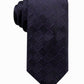 Gravata de seda Franco Geo masculina Ryan Seacrest Distinction, roxa, tamanho regular