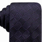 Gravata de seda Franco Geo masculina Ryan Seacrest Distinction, roxa, tamanho regular