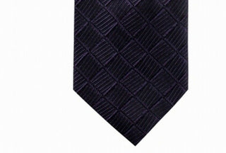 Gravata de seda Franco Geo masculina Ryan Seacrest Distinction, roxa, tamanho regular
