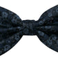 Gravata borboleta floral Broxburn masculina Ryan Seacrest Distinction azul tamanho regular