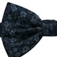 Gravata borboleta floral Broxburn masculina Ryan Seacrest Distinction azul tamanho regular