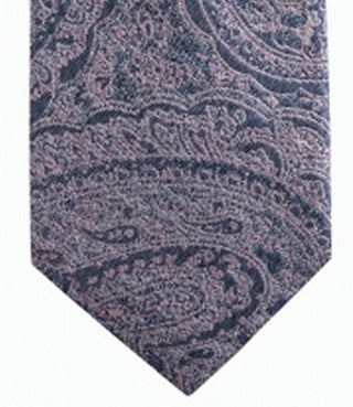 Gravata fina masculina Atwood Paisley Ryan Seacrest Distinction rosa tamanho regular